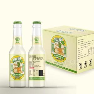 500毫升仙泉玻璃瓶碳酸饮料凤梨味