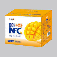 惠果源100%芒果汁风味饮料箱装招商1kg×8盒