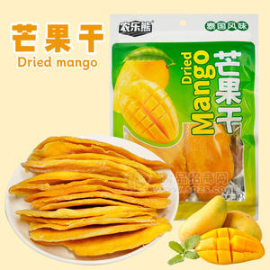 农乐熊泰国风味芒果干蜜饯果脯袋装招商90g