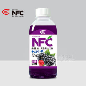 暢口nfc桑葚味復(fù)合果汁飲料瓶裝招商500ml