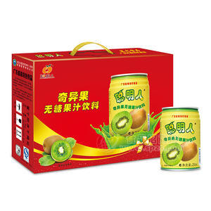 聪明人奇异果无糖果汁饮料箱装招商