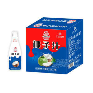 譙國(guó)堂突出重圍椰子汁風(fēng)味飲料箱裝招商1.25L×6瓶