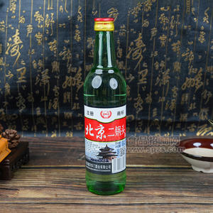 京栏沟北京二锅头白酒圆瓶招商500ml