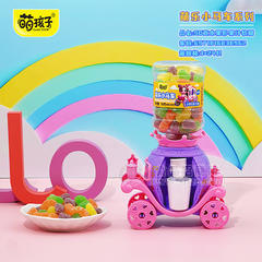 萌孩子萌乐小马车水果形果汁软糖箱装招商90g×24只