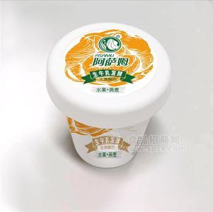 阿萨姆生牛乳发酵水果酸奶