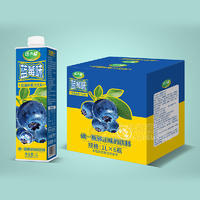 伍小福蓝莓味果汁饮料1LX6瓶