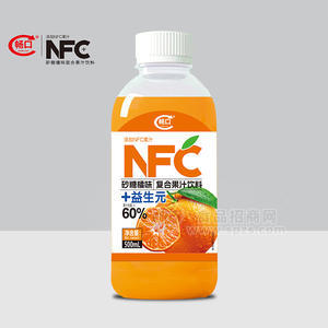 暢口nfc砂糖桔味復(fù)合果汁飲料瓶裝招商500ml