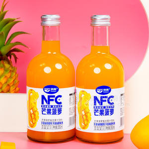 昊雨nfc芒果菠萝复合果汁饮料瓶装招商350ml
