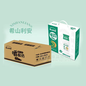 希山利安青稞黑米生牛乳發(fā)酵酸奶飲品禮盒300ml×8瓶×5盒