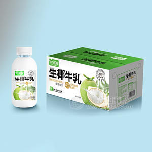 怡道鮮生椰牛乳乳飲料箱裝招商450ml×15瓶