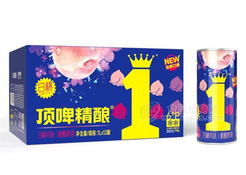 頂啤精釀白桃風(fēng)味精釀啤酒6度