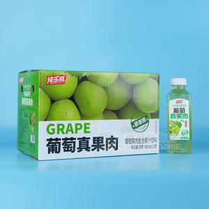 純樂(lè)威葡萄果肉復(fù)合果汁飲料箱裝招商500ml×15瓶