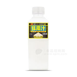 紅雙喜鮮椰汁植物蛋白飲料瓶裝招商600g