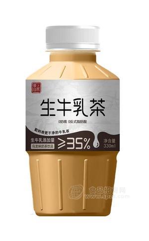 愛上自然生牛乳茶 330ml