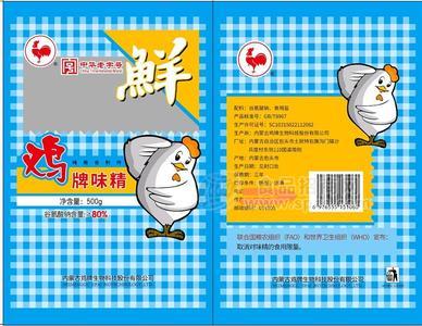 鸡牌味精/青岛——250克/500克/5公斤/10公斤