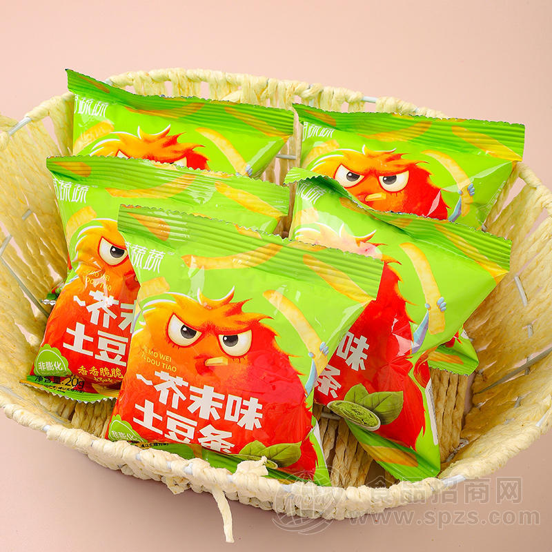 芥末味土豆条手抓包果蔬脆厂家批发代加工代理订制外贸出口