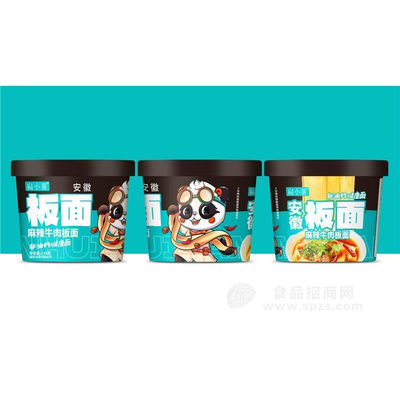 扁小薯安徽板面麻辣牛肉板面145g