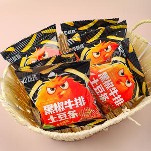 黑椒味土豆条手抓包果蔬脆厂家批发代加工代理订制贴牌外贸出口