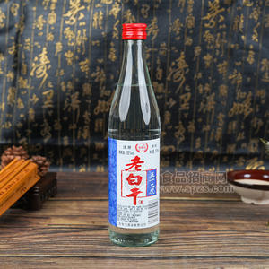 京欄溝老白干五十二度白酒瓶裝招商500ml