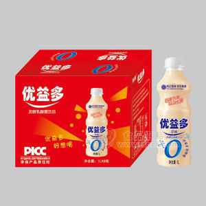 優(yōu)益多原味發(fā)酵乳酸菌飲品箱裝招商1L×8瓶