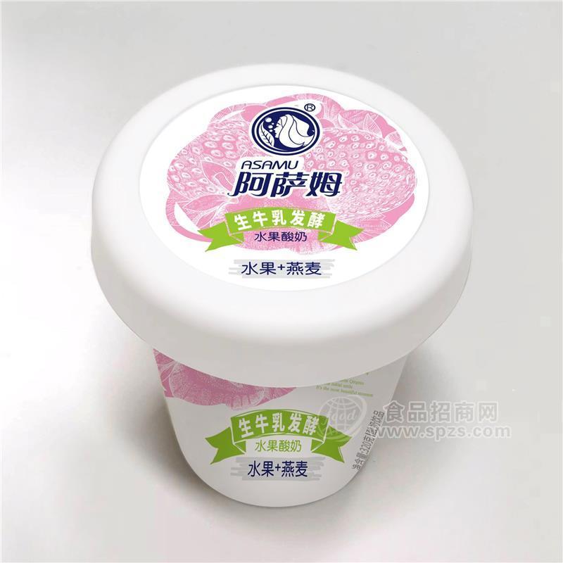 阿萨姆生牛乳发酵水果+燕麦