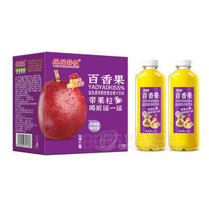 摇摇潮饮升级版特浓型百香果味益生菌发酵型复合果汁饮料箱装招商