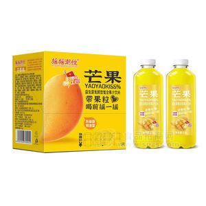 摇摇潮饮升级版特浓型芒果味益生菌发酵型复合果汁饮料箱装招商