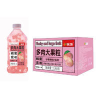 途樂多肉大果粒蜂蜜蜜桃復(fù)合果粒果汁飲料箱裝招商1L×8瓶