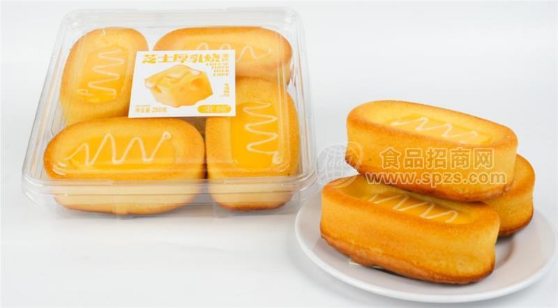 秉纯芝士厚乳烧蛋糕盒装糕点招商牛乳味