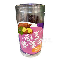 倒蒸紫薯干休闲食品罐装招商