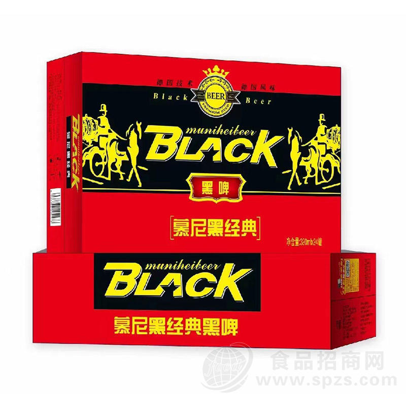 慕尼黑经典黑啤德国风味箱装招商330ml×24罐