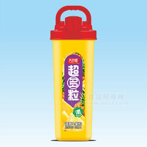 天合露菠萝果粒复合莓果汁饮料1.5L