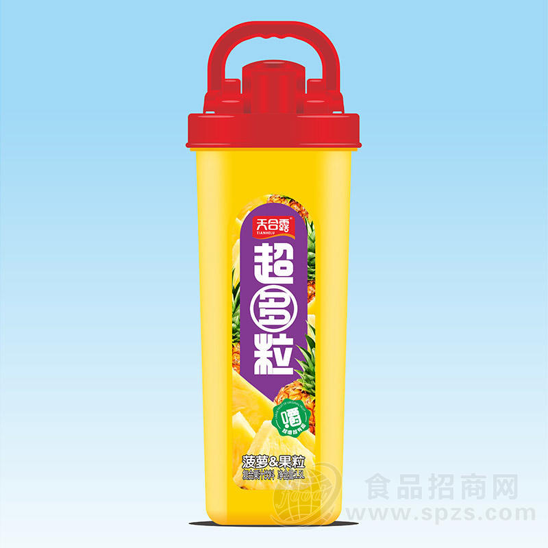 天合露菠萝果粒复合莓果汁饮料1.5L