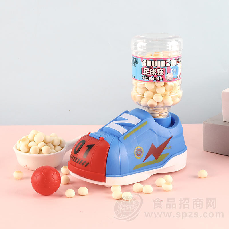 粤光宝香足球鞋牛奶味小馒头食玩招商
