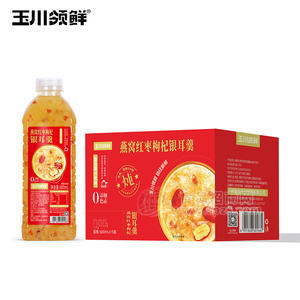 玉川領鮮燕窩紅棗枸杞銀耳羹箱裝招商600ml×15瓶