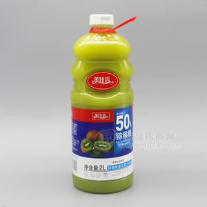 美汁言獼猴桃復合果汁飲料瓶裝招商2L