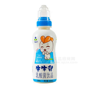 益正元生牛乳原味乳酸菌飲料瓶裝招商200ml