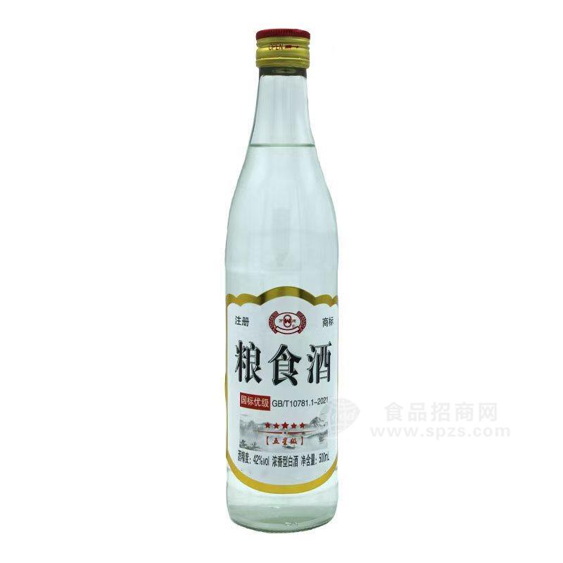糧食酒42%vol白酒瓶裝招商500ml