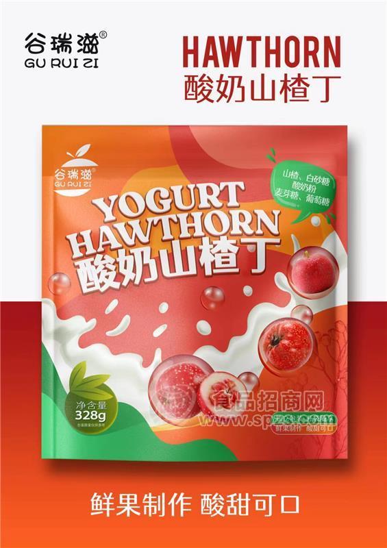 ·谷瑞滋酸奶山楂丁328g 