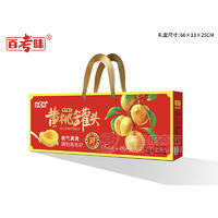 百考味黄桃罐头礼盒装招商425g×6罐