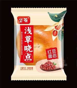 堅(jiān)強(qiáng)紅豆面包烘焙食品散裝面包