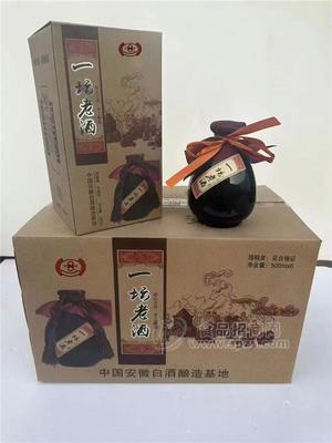 一壇老酒白酒箱裝招商500ml×6壇