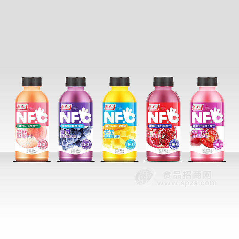 圣普NFC复合果汁饮料混合口味瓶装招商500ml