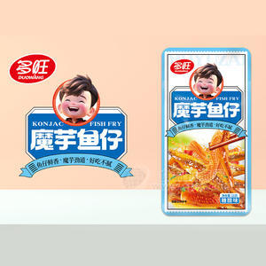 多旺魔芋鱼仔糖醋味休闲零食袋装招商15g