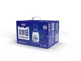 暢益添發(fā)酵酸奶原味乳酸菌飲品箱裝招商310ml×12瓶