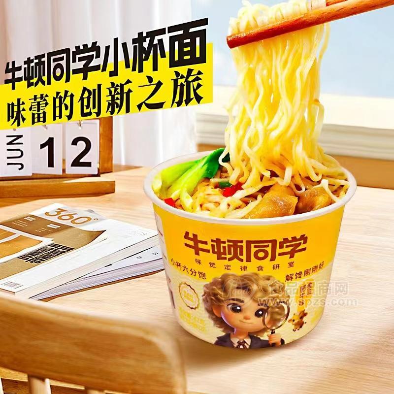 牛顿同学小杯面金汤肥牛味方便面47g