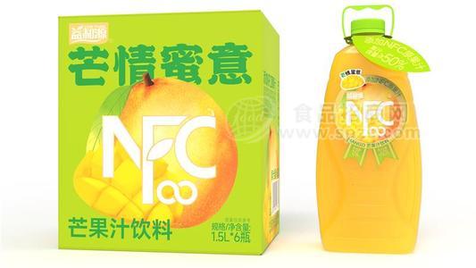 益和源NFC芒果汁饮料箱装招商1.5L×6瓶