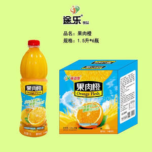 途樂果肉橙風味飲料箱裝招商1.5L×6瓶