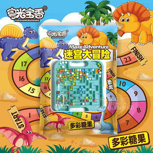 粤光宝香多彩糖果迷宫大冒险袋装招商30g