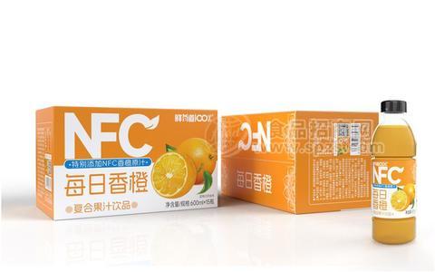 鲜有道100%NFC每日香橙复合果汁饮品箱装招商600ml